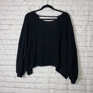 Medium We the Free Sweater with open back